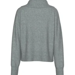 PIECES DAME CARDIGAN PCMALOU - Medium grey melange Outlet