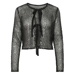 PIECES dame cardigan PCRISSI - Black Black sequins Discount