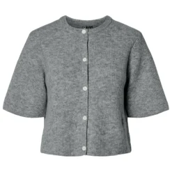 PIECES dame cardigan PCSILLY - Medium grey melange Outlet