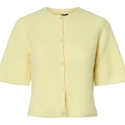 PIECES dame cardigan PCSILLY - Pale Banana MELANGE Sale