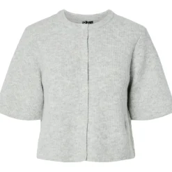 PIECES dame cardigan PCSILLY - Light Grey Melange