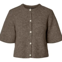 PIECES dame cardigan PCSILLY - Morel Melange Best
