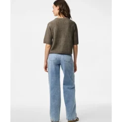 PIECES dame cardigan PCSILLY - Morel Melange Best