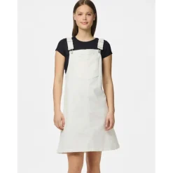 PIECES DAME DENIMKJOLE PCMONICA - Bright White Hot