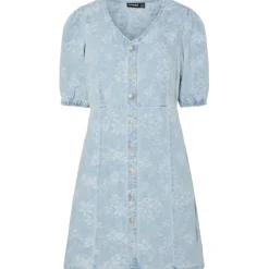 PIECES DAME DENIMKJOLE PCFELINE - Light Blue Denim Online