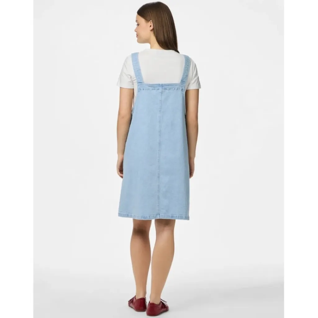 PIECES DAME DENIMKJOLE PCMONICA - Light Blue Denim New