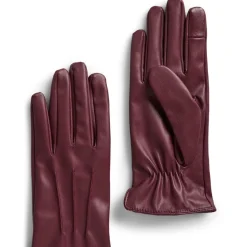 PIECES dame handsker PCCELLIE - Tawny Port Hot