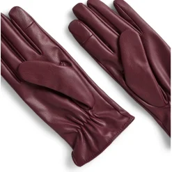 PIECES dame handsker PCCELLIE - Tawny Port Hot