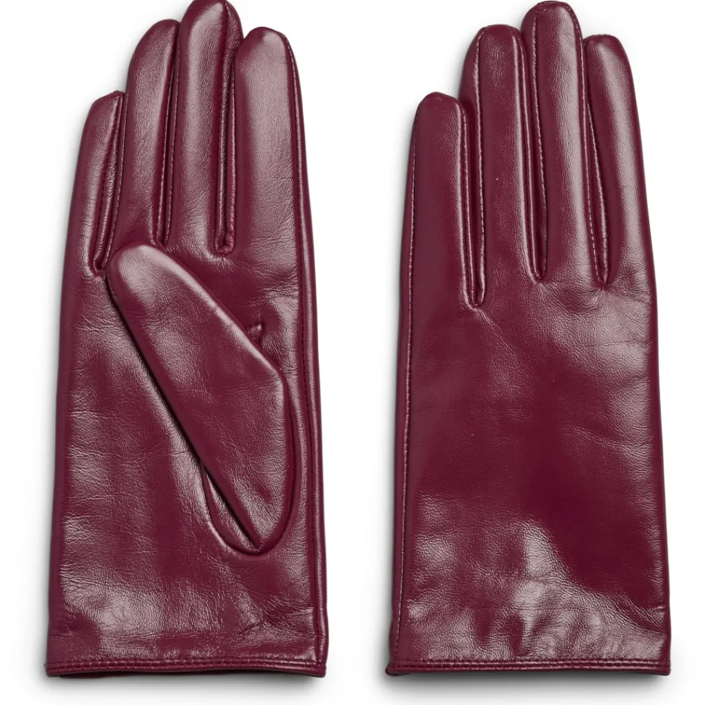 PIECES Dame Handsker PCMarietta - Tawny Port