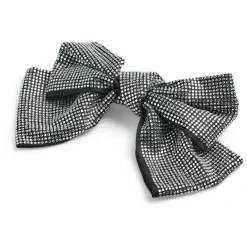 PIECES dame hårclips PCPILLA - Black Clear stones New