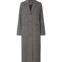 PIECES dame jakke PCJADINE - Black Check New