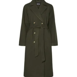 PIECES Dame Jakke PCMarbel - Forest Night Outlet