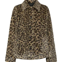 PIECES dame jakke PCROBYN - Brown Sugar LEO Hot