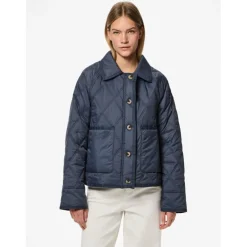 PIECES dame jakke PCSAIMA - Ombre Blue Clearance