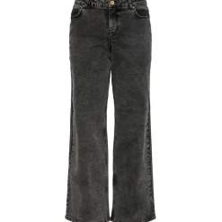 PIECES dame jeans PCJESSIE - Grey Denim