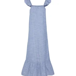 PIECES dame kjole PCAPIA - Coronet Blue Stripes Bright white Outlet