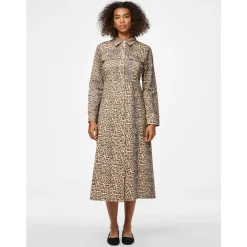 PIECES dame kjole PCFIA - Black Leo Best