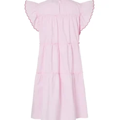 PIECES DAME KJOLE PCJILLA - Pink Tulle Goji Berry Stitching Hot