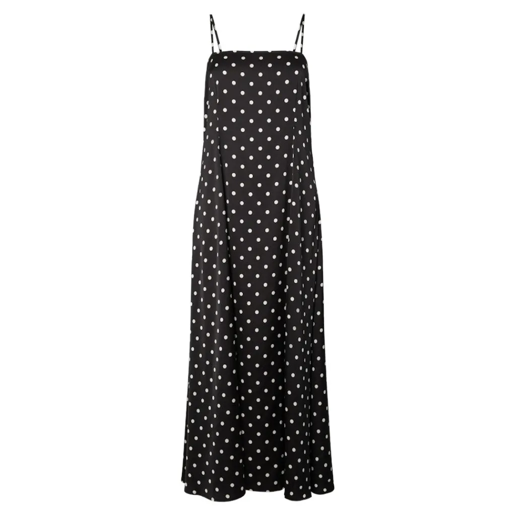 PIECES dame kjole PCJYTTA - Black White Dots Clearance