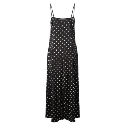 PIECES dame kjole PCJYTTA - Black White Dots Clearance