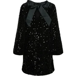 PIECES dame kjole PCKAM - Black Black sequins