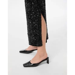 PIECES dame kjole PCKAM - Black Black sequins Discount