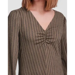 PIECES dame kjole PCLUNA - Deep Lichen Green SKY CAPTAIN Outlet