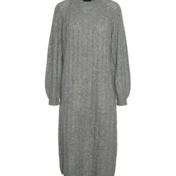 PIECES dame kjole PCMAGGY - Medium grey melange Online