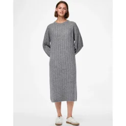 PIECES dame kjole PCMAGGY - Medium grey melange Online