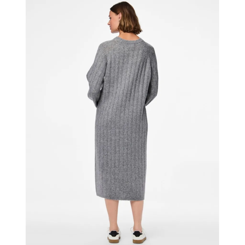 PIECES dame kjole PCMAGGY - Medium grey melange Online