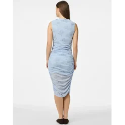PIECES DAME KJOLE PCMERRY - Cashmere Blue Outlet