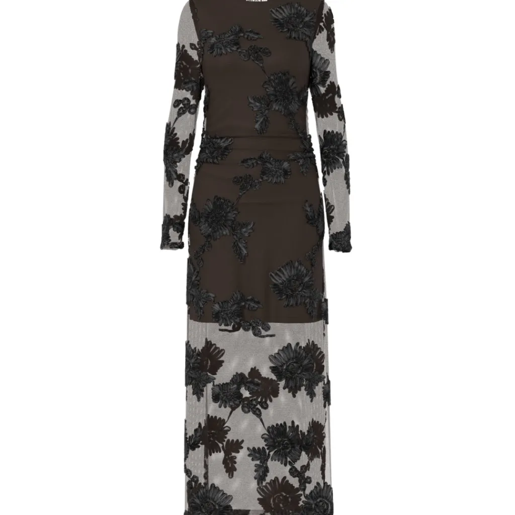 PIECES Dame Kjole PCOffia - Delicioso Black Satin Band