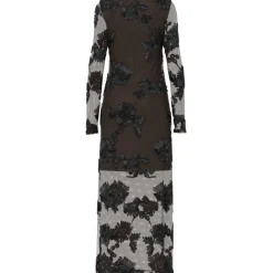 PIECES Dame Kjole PCOffia - Delicioso Black Satin Band