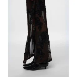 PIECES Dame Kjole PCOffia - Delicioso Black Satin Band