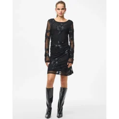 PIECES Dame Kjole PCOffia - Black black satin band