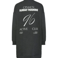 PIECES dame kjole PCPATRICE - Dark Grey Melange SUNDAY MORNING New