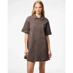 PIECES dame kjole PCSELMA - Hot Fudge