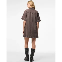 PIECES dame kjole PCSELMA - Hot Fudge