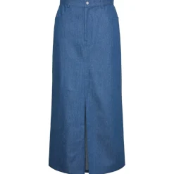 PIECES dame nederdel PCASTA - Medium blue denim Hot