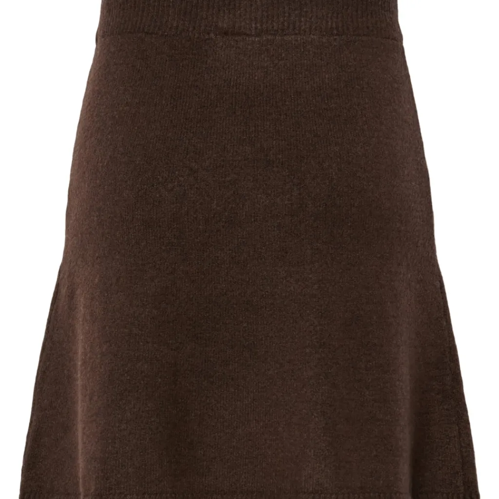 PIECES Dame Nederdel PCJunna - Hot Fudge Melange Discount