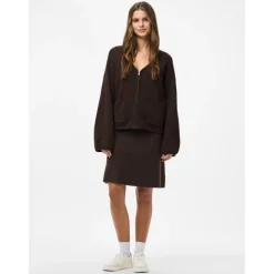 PIECES Dame Nederdel PCJunna - Hot Fudge Melange Discount