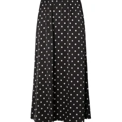 PIECES dame nederdel PCJYTTA - Black White Dots Clearance