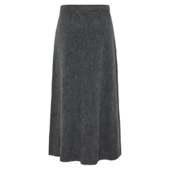 PIECES dame nederdel PCPIKO - Dark grey melange Online