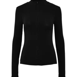 PIECES dame pullover PCKITTE - Black Online