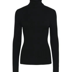 PIECES dame pullover PCMIRA - Black