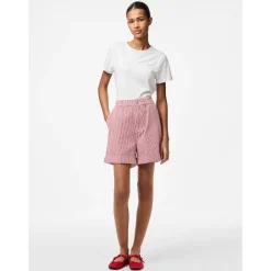 PIECES dame shorts PCALLO - Salsa Cloud dancer stripes Sale