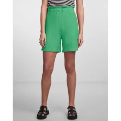 PIECES dame shorts PCLUNA - Irish Green New