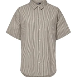 PIECES DAME SKJORTE PCFEMME - Birch Stripes Delicioso New