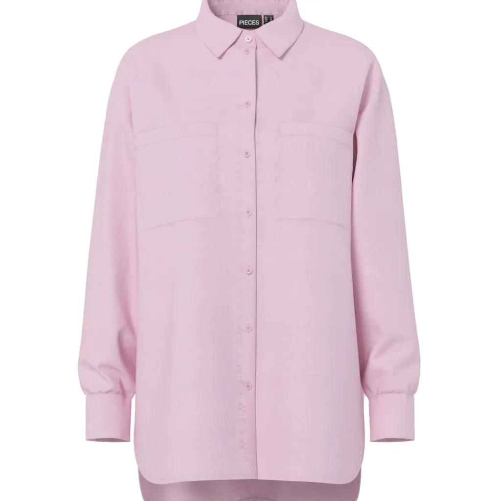 PIECES dame skjorte PCMELIA - Roseate Spoonbill Discount