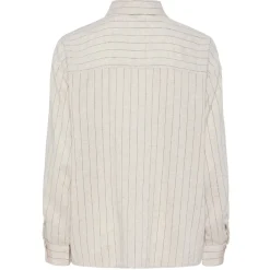 PIECES dame skjorte PCPIA - Birch Stripes black Best